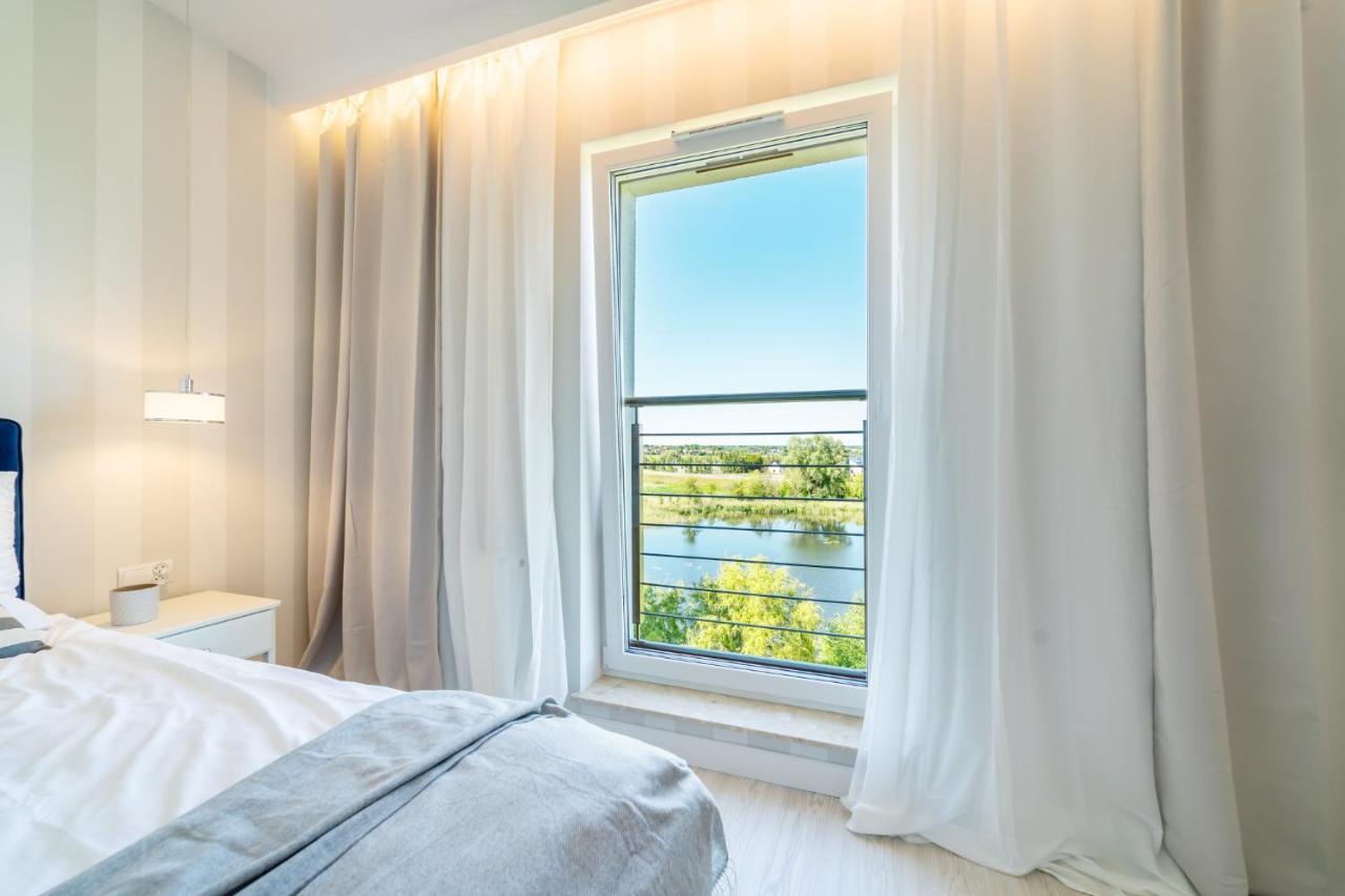 Belle View - 3Pok, Nawet 5 Lozek, Piekny Widok Na Rzeke, Tv55" Z Netflix I Max, Parking, Winda Apartman Iława Kültér fotó