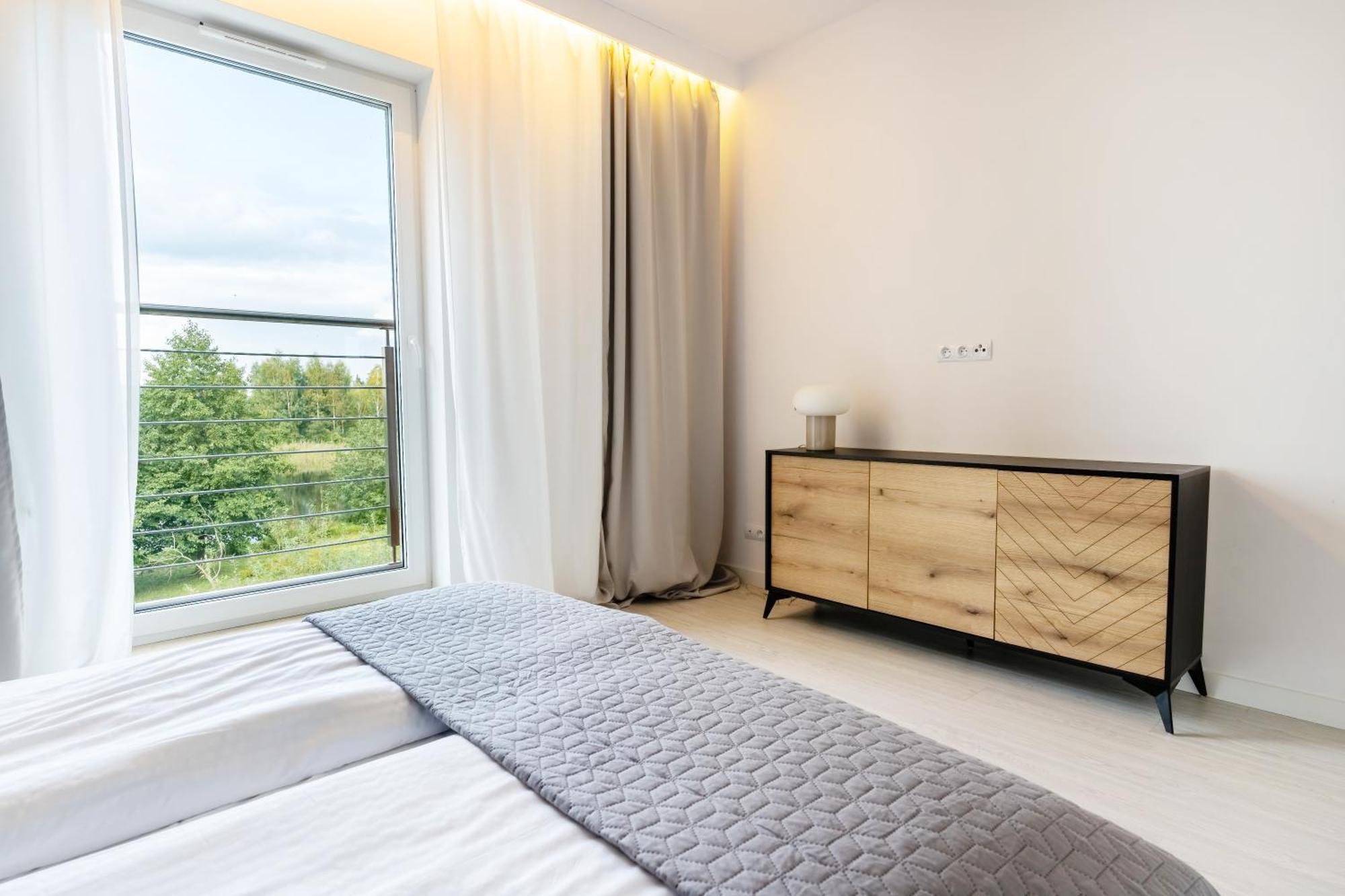 Belle View - 3Pok, Nawet 5 Lozek, Piekny Widok Na Rzeke, Tv55" Z Netflix I Max, Parking, Winda Apartman Iława Kültér fotó