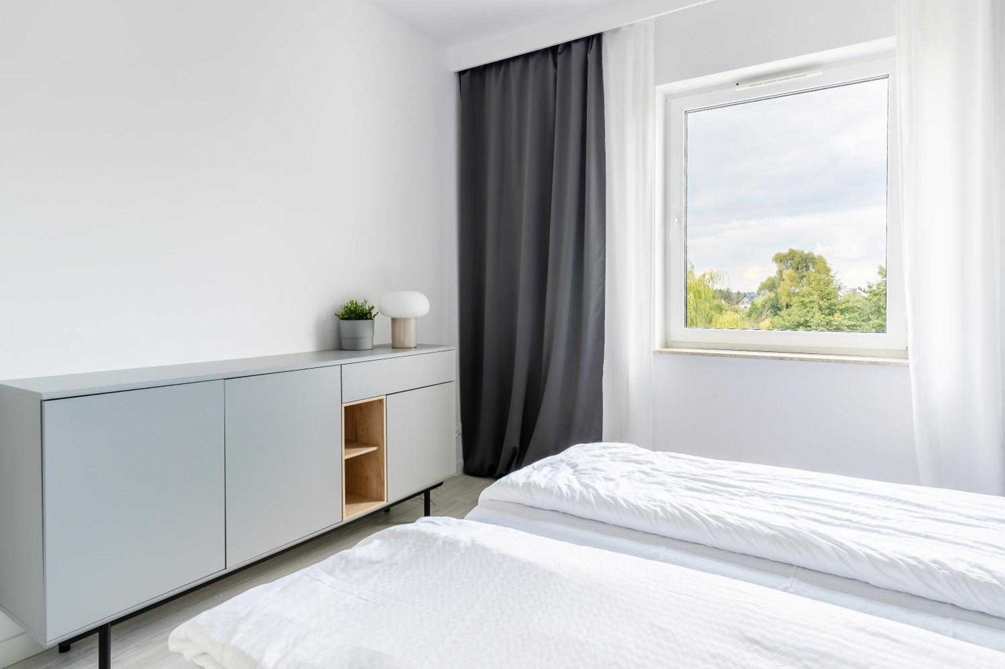 Belle View - 3Pok, Nawet 5 Lozek, Piekny Widok Na Rzeke, Tv55" Z Netflix I Max, Parking, Winda Apartman Iława Kültér fotó