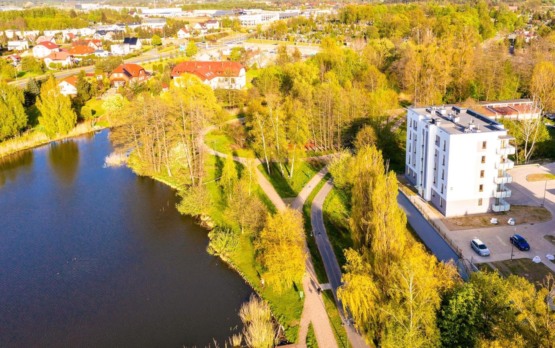 Belle View - 3Pok, Nawet 5 Lozek, Piekny Widok Na Rzeke, Tv55" Z Netflix I Max, Parking, Winda Apartman Iława Kültér fotó